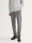 TOM TAILOR Denim Chinohose Regular Tapered Jogger Hellgrau/Grau/Dunkelgrau