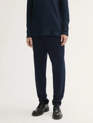 TOM TAILOR Denim Chinohose Regular Tapered Jogger Dunkelblau