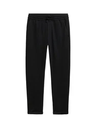 TOM TAILOR Denim Chinohose Regular Tapered Jogger Schwarz/Dunkelgrau