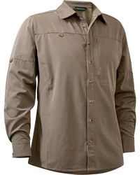 Deerhunter Outdoorhemd Hemd Canopy Quick Dry Braun/Khaki