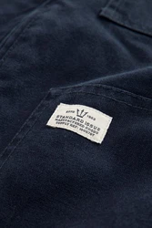 Next Hemdjacke mit durchgehendem RV Dunkelblau/Hellblau