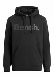Bench. Kapuzensweatshirt Hoodie PROBERT Schwarz/Hellblau/Beige/Grau