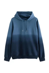Next Kapuzensweatshirt Jersey-Hoodie Batik-Farbverlauf