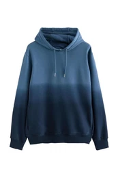 Kapuzensweatshirt Jersey-Hoodie mit Batik-Farbverlauf (1-tlg)