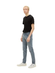 TOM TAILOR Denim Tapered-fit Jeans Grau/Blau/Hellblau