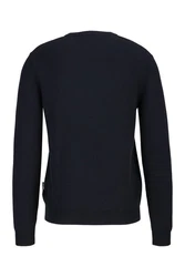 Replay Strickpullover ROUND NECK Dunkelblau/Blau