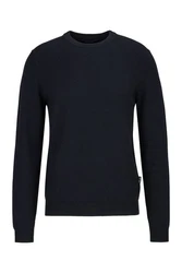 Replay Strickpullover ROUND NECK Dunkelblau/Blau