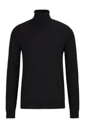 Strickpullover TURTLE NECK - COTTON - 14 gg