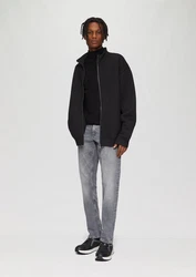 QS Strickpullover Slim-Fit mit Rollkragen Schwarz