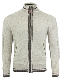 Trachtenstrickjacke Herren Trachten Strickjacke Kunz Natur Braun