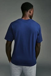 Next Essential T-Shirt mit Rundhalsausschnitt Dunkelblau/Blau