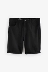 Next Jeansshorts Sommerliche Jeansshorts Schwarz/Grau