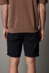 Next Jeansshorts Sommerliche Jeansshorts Schwarz/Grau