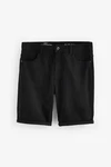 Next Jeansshorts Sommerliche Jeansshorts Schwarz/Grau
