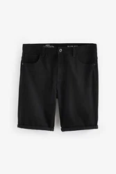 Next Jeansshorts Sommerliche Jeansshorts Schwarz/Grau