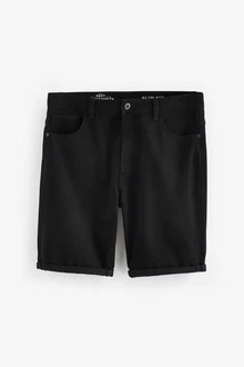 Next Jeansshorts Sommerliche Jeansshorts Schwarz/Grau