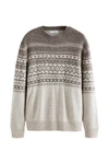 Next Rundhalspullover Regular Fit Norwegerpullover 
