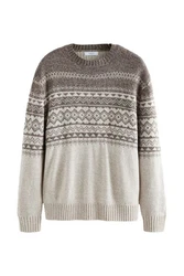 Next Rundhalspullover Regular Fit Norwegerpullover 