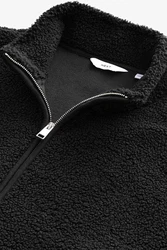 Next Fleecepullover mit Reißverschluss-Trichterkragen 
