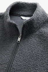 Next Fleecepullover mit Reißverschluss-Trichterkragen 