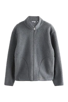 Next Fleecepullover mit Reißverschluss-Trichterkragen Next Fleecepullover mit Reißverschluss-Trichterkragen