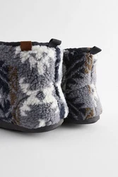 Next Segelschuhe Hausstiefel Lila/Creme/Weiß/Blau/Hellblau/Grau