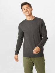 SELECTED HOMME Rundhalspullover Berg Dunkelgrau/Grau/Dunkelgrün/Khaki/Hellgrau