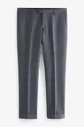 Anzughose Karierter paspelierter Anzug im Slim Fit: Hose (1-tlg)