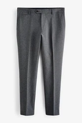 Next Anzughose Slim Fit Strukturierte Paspel (1-tlg) Dunkelgrau/Grau/Hellgrau/Dunkelblau