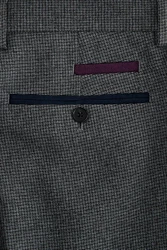 Next Anzughose Slim Fit Strukturierte Paspel (1-tlg) Dunkelgrau/Grau/Hellgrau/Dunkelblau