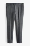 Next Anzughose Slim Fit Strukturierte Paspel (1-tlg) Dunkelgrau/Grau/Hellgrau/Dunkelblau