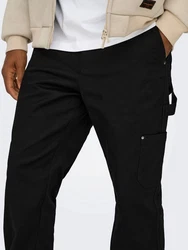 ONLY & SONS Cargojeans ONSEdge Schwarz/Dunkelblau