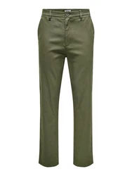 ONLY & SONS Cargojeans Edge (1-tlg) Dunkelgrün/Khaki