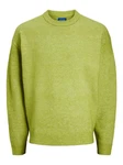 Jack & Jones Rundhalspullover limette
