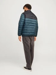 Jack & Jones Steppjacke JJESprint petrol/schwarz