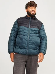 Jack & Jones Steppjacke JJESprint petrol/schwarz