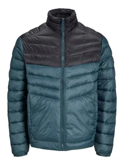 Jack & Jones Steppjacke JJESprint petrol/schwarz