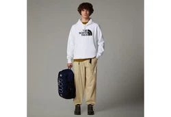 The North Face Drew Peak Pullover Hoodie Weiß/Türkis