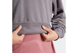 adidas Sportswear Sweatshirt SZN FT CRW Hellgrau/Grau/Rosa/Lila