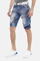 Shorts Shorts mit lssigem Rippenmuster, CK-189
