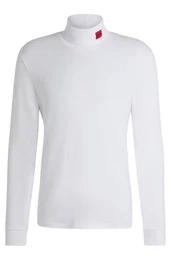 Kurzarmshirt Longsleeve mit Rollkragen - Slim Fit