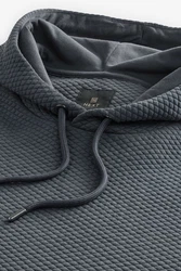 Next Kapuzensweatshirt Premium Hoodie mit Struktur Dunkelgrau/Dunkelblau/Hellgrau/Grau