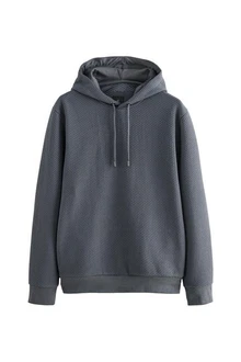 Next Kapuzensweatshirt Premium Hoodie mit Struktur Dunkelgrau/Dunkelblau/Hellgrau/Grau