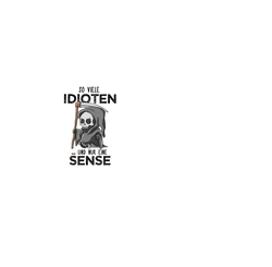 Shirtracer T-Shirt So viele Idioten und nur eine Sense - Sprüche Statement mit Spruch Schwarz