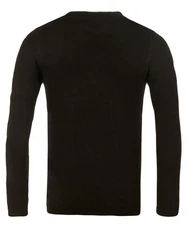 WOTEGA Strickfleece Pullover Pete Schwarz/Dunkelgrün/Khaki