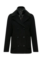 s.Oliver Strickjacke Cabanjacke Regular Fit Schwarz