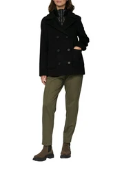 s.Oliver Strickjacke Cabanjacke Regular Fit Schwarz