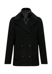 s.Oliver Strickjacke Cabanjacke Regular Fit Schwarz