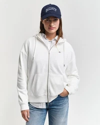 Gant Sweatshirt Zip Hoodie Shield Relaxed Fit 