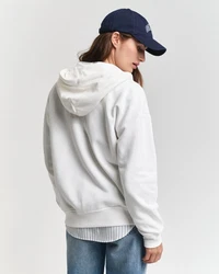 Gant Sweatshirt Zip Hoodie Shield Relaxed Fit 